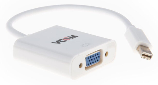 Кабель-переходник Mini DisplayPort (M) -> VGA (F) VCOM <VHD6070> VCOM Mini DisplayPort (m) to VGA (f)
